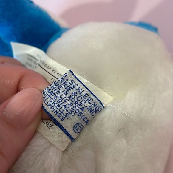 Vintage 1979 Smurf Plush Blue Stuffed Animal Wallace Berrie ganzbros 11” EUD - Picture 12 of 12